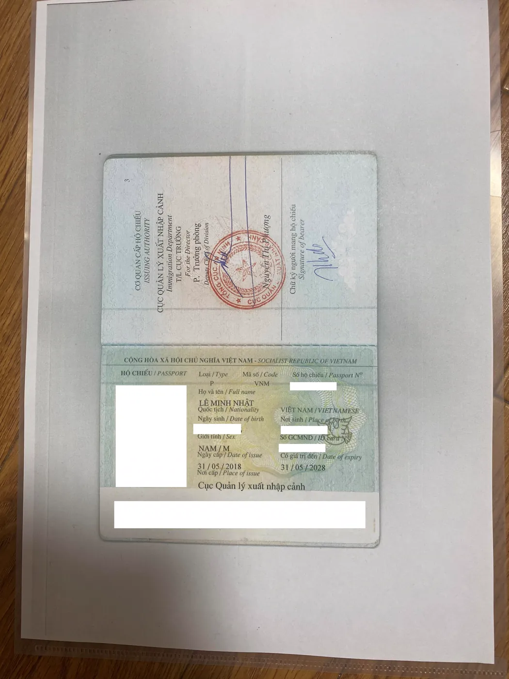 Passport copy